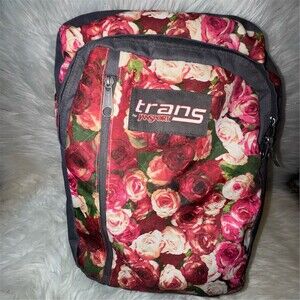 JanSport Megahertz II Backpack Vintage Roses Floral Laptop School Bag